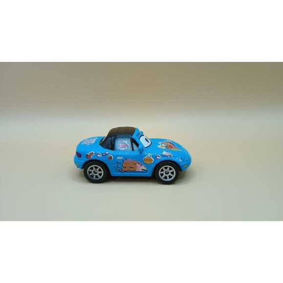 Disney Pixar Mazda MX-5 Light Blue Miata Diecast World of Cars 1:64 - NICE - Picture 4 of 7